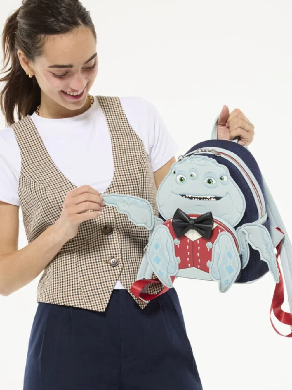 Loungefly Monsters Inc Henry J Waternoose Cosplay Mini Backpack NWT